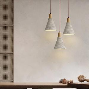 Wabi-sabi Style LED Pendant Light Unique Cream-Colored <b>Bar</b> Counter/ Coffee <b>Table</b> Long Pendant for Balcony Pendant Light - Product Image 1