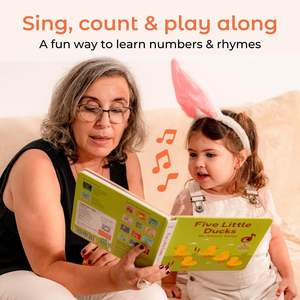 Livre sonore interactif pour enfants en anglais avec <span class=keywords><strong>des</strong></span> chansons de berceuse, couverture rigide en EVA, de haute qualité, fabriqué sur mesure en usine, pour l'apprentissage précoce musical - Product Image 4