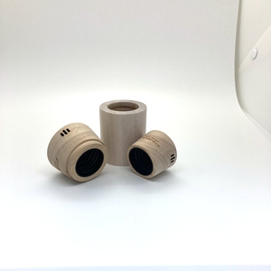 Tapa de perfumr de madera de 45*22mm de alta calidad de fábrica de China con tapa interior de 28 tuercas para botella de Perfume más fresca de aire de coche - Product Image 4