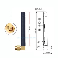 600-2700mhz longue portée récepteur sans fil Mini Mimo caoutchouc canard routeur antenne double bande 5.8ghz 2.4ghz Wifi antenne acheter