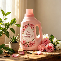 Détergent à lessive liquide écologique jetable 2L |   Soins à domicile concentrés |   Détachant antibactérien floral au jasmin