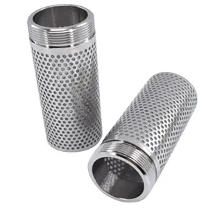 High Quality Customized Stainless Steel Perforated Metal Plate Cylinder Filter Elements Water Gas Treatment Pipe Filter Tubes