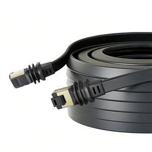 Câble Ethernet plat CAT8 pour Starlink Gen3, 30AWG, cuivre pur, RJ45, étanche, anti-UV, câble réseau satellite, fabrication - Product Image 2