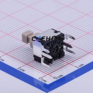 SPEF110200 Tactile Switch Through hole Component (THT) Switch Single Pole Double Throw Rectangle Button Through Hole 9.4mm - Product Image 2