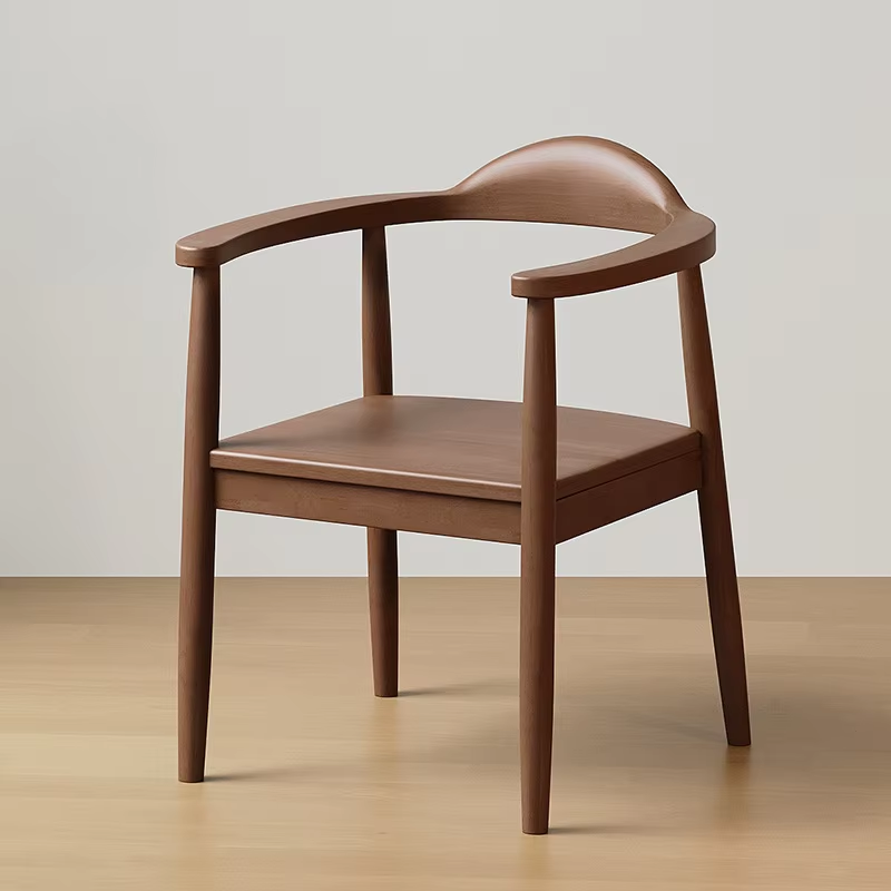 Marron sans coussin en cuir