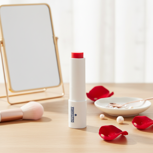 Glutanex <b>Lip</b> Glow Balm Scarlet plump tinted balm nourishing relaxing concentrated glowing smooth premium smooth fragrance free - Product Image 3