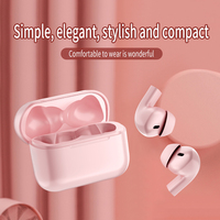 Écouteurs TWS PRO 5S de qualité supérieure avec logo personnalisé, écouteurs sans fil à oreille ouverte pour filles, basses profondes, élégants, casque 1:1
