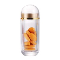 5ml 10ml 8ml 15ml 35ml 60ml Capsule en plastique transparente Comprimés Poudre solide Médecine Liquide Vitamine Santé Supplément Bouteille