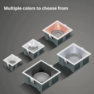 Hiệu quả cao 15 Wát lõm trắng vuông Downlight nhà ở 220V <span class=keywords><strong>LED</strong></span> ánh sáng tại chỗ 125 Mét lõm trimless chống chói downlights - Product Image 2