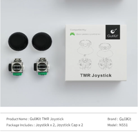 Manette GuliKit TMR avec capuchon de joystick pour manette PS4 PS5/PS5 Edge, pour Switch Pro, Xbox Series, accessoires de jeu, réparation