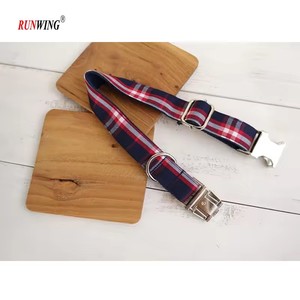 Pet Products, Dog <strong>Collar</strong> for Small Medium Large Dogs,Adjustable Soft Plaid <strong>Puppy</strong> <strong>Collars</strong> Leash with Metal Buckle - Product Image 3