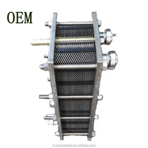 Hotz Industriële Kwaliteit Roestvrij Staal Ss316 Platenwarmtewisselaar Food-Grade Sterilisatie Voor De Verwerking Van Drankmelk - Product Image 1