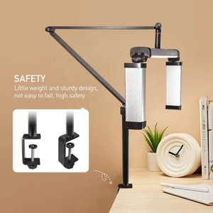 360 Xoay Máy Tính Để Bàn Nửa Trăng Vòng Ánh Sáng Với Bảng Kẹp Spa Vẻ Đẹp Mini Móng Tay <span class=keywords><strong>LED</strong></span> Đèn Cho Lông Mi Hình Xăm Trang Điểm Nghệ Sĩ - Product Image 3