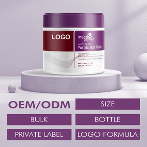 Masque capillaire violet OEM, respectueux des couleurs, <span class=keywords><strong>effet</strong></span> blond, adapté au soin et à la revitalisation en profondeur des <span class=keywords><strong>cheveux</strong></span> blonds - Product Image 6