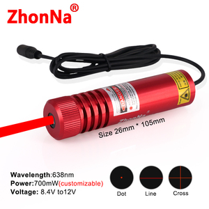 Nouveau localisateur <span class=keywords><strong>laser</strong></span> industriel ZhonNa 638nm | Croix/ligne/point de coupe bois/pierre/<span class=keywords><strong>aluminium</strong></span> | Dissipation thermique de la coque en <span class=keywords><strong>aluminium</strong></span> haute - Product Image 2
