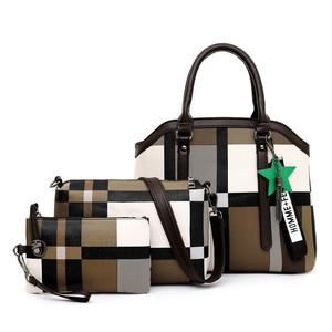 Nouveau pas cher pu en cuir sac à main suspendu <span class=keywords><strong>dessin</strong></span> animé fourrure rayure impression sac fourre-tout pour femmes mode dames sacs à main - Product Image 4