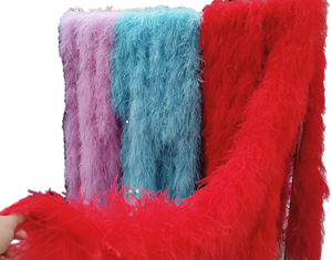 Plumes d'autruche colorées teintées sur mesure en gros pour artisanat, idéales pour fêtes, mariages, décoration intérieure – Promotion à prix abordable - Product Image 3