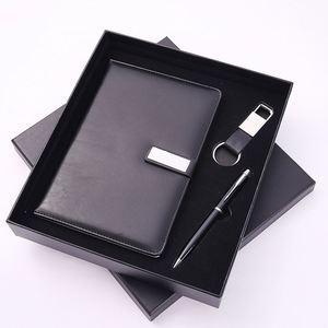 Custom Logo Notebook <b>Gift</b> <b>Set</b> with Keychain Ideal for Corporate Giveaway - Product Image 3