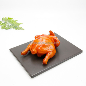 Pierre à pizza rectangulaire en cordierite céramique noire émaillée, rétention de la chaleur, anti-taches, pierre à pain, taille OEM pour <span class=keywords><strong>four</strong></span> à pizza, grill - Product Image 2