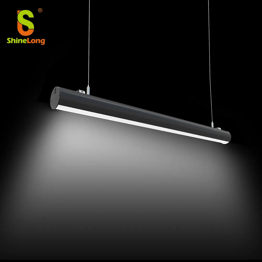 Luz LED linear comercial UGR menos 19 2ft 4ft 5ft CCT & Wattage luz refletora linear LED selecionável em promoção