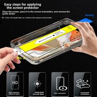 Protection d'écran anti-poussière à installation facile pour Google Pixel 10 Pro XL 9A 8 Pro, alignement automatique, compatible avec les coques en verre trempé