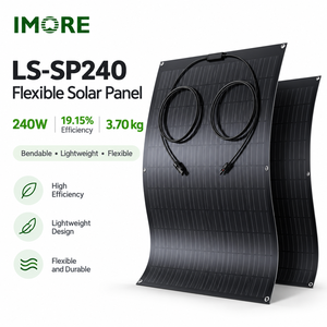 Paneles Solares Flexibles de 240W, Monocristalinos, 23.1V, Módulos Fotovoltaicos con 19.1% de Eficiencia, Impermeables IP67, para Techos de Viviendas, Balcones, Autocaravanas, Barcos y Yates - Product Image 1