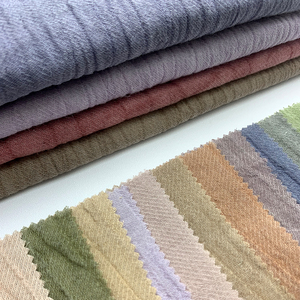 Tessuto Misto 45% Lyocell 55% Ramia per Primavera ed Estate, Ecologico, Multicolore, Tessuto Crepe Koshibo per Abaya - Product Image 4