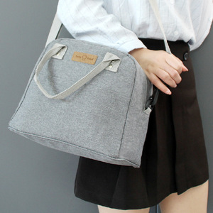 Bolsa Térmica para Almuerzo Beilian, Gran Capacidad, Bandolera, Impermeable, Gris, Rosa, Rojo, Negro, Primavera 2021, Origen Yiwu - Product Image 2