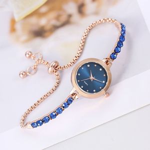 Fenyi Vente en <span class=keywords><strong>gros</strong></span> <span class=keywords><strong>Montre</strong></span> <span class=keywords><strong>bracelet</strong></span> pour <span class=keywords><strong>femme</strong></span> et fille, tendance, couleur unie, avec grand diamant élégant et élaboré, à défilement - Product Image 4