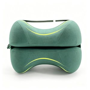 Almohada Ortopédica Plegable de Espuma Viscoelástica para Rodillas, con Correa de Fijación Desmontable, Almohada de Soporte para Piernas para Dormir de Lado, Almohada para Mujer - Product Image 2