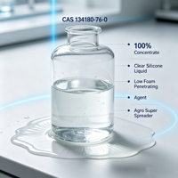 Agent mouillant en polyéther trisiloxane CAS134180-76-0 Transparent 100% liquide Super pulvérisateur agricole Agent de pénétration haute activité