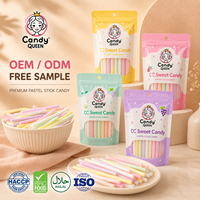 Fabrieksdirect CC Candy Powder Sticks Gemengde Fruit Suikerstokjes Zoet en Zuur Private Label Groothandel Aangepaste Verpakking