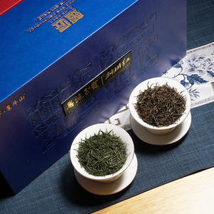 Set regalo di <span class=keywords><strong>tè</strong></span> verde cinese Lan Bei <span class=keywords><strong>Star</strong></span> Premium di montagna 2018 Dou con un <span class=keywords><strong>tè</strong></span> rosso e uno verde di Chu Jiang - Product Image 6