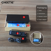 Minuteur numérique LED portable 10 secondes, rouge, pour jeux de défi, fêtes de famille, divertissement sportif et amusant