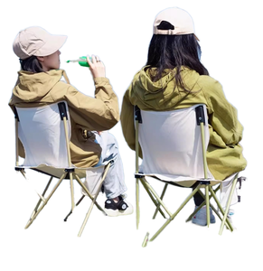 Chaise ergonomique portable et légère en tissu Oxford pour la pêche en extérieur, la plage, le parc, le camping – Anti-humidité, idéale pour les villas - Product Image 1