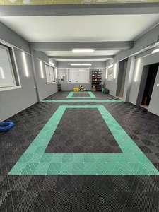 वाटरप्रूफ और एंटी-स्लिप इंटरलॉकिंग गैरेज फ्लोर टाइलें नॉन-स्लिप पीपी प्लास्टिक और रबर मैट - Product Image 5