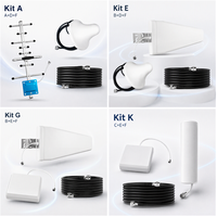 Amplificador de Señal GSM 2G 3G 4G de Alta Potencia 800 1800 2600MHz, Repetidor de Señal para Cobertura en Sótanos de 400 m²