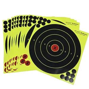 Kertas Target latihan anak panah, campuran latihan berburu busur terbalik dan panah Target latihan menembak