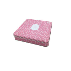 Boîtes d'allumettes Fliptop durables Boîte géométrique. Coffret de cartes à jouer exquis Boîte de <span class=keywords><strong>montre</strong></span> fossile rose Packs cadeaux portables - Product Image 2