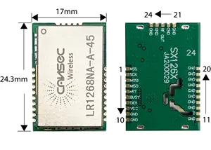 Orijinal LR1268NA-A SEMTECH Analog 68 Iot Lora Analog sensör arayüzü ile kablosuz modülü