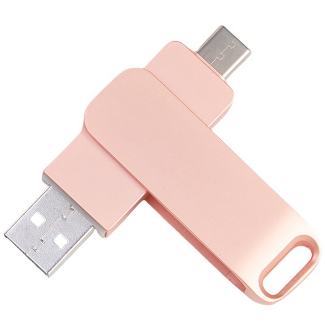 32GB USB 3.0 2 in 1 Metal Flash Drive Usb a and c USB Flash Drive USB2.0 Metal Pendrive Memory Stick