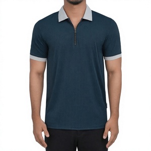 Polo de Algodón para Hombre, Manga Corta, Color Sólido, Transpirable, Informal, Tejido, Diseño con Logotipo Frontal, Corte Regular, Personalizado, Unisex, para Golf - Product Image 6