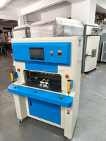 Machine de pliage automatique informatisée robuste pour bords de formes spéciales, pour chaussures et sacs en cuir