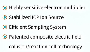 เครื่องวัดคุณภาพน้ำด้วยเครื่องวิเคราะห์มวลแบบพลาสมาเชื่อมโยงด้วยการเหนี่ยวนำ ความไวสูง ตัวคูณอิเล็กตรอน ความละเอียด 1.0 อะตอมหน่วย - Product Image 2