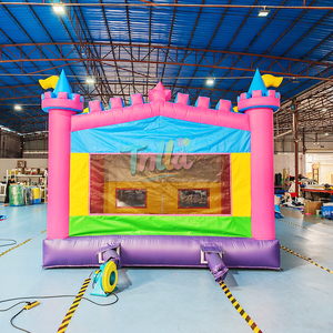<span class=keywords><strong>Castillo</strong></span> Inflable Comercial Princesa Rosa con Tobogán, Casa <span class=keywords><strong>de</strong></span> Brinco <span class=keywords><strong>para</strong></span> <span class=keywords><strong>Niñas</strong></span>, <span class=keywords><strong>Castillo</strong></span> Hinchable <span class=keywords><strong>para</strong></span> Fiestas Infantiles - Product Image 4