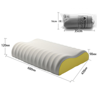 Oreiller Ergonomique en Mousse à Mémoire de Forme en Promotion, OEM ODM, pour Soulagement des Douleurs Cervicales, Soutien Orthopédique du Cou
