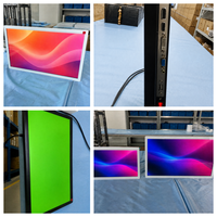 Moniteur professionnel neuf de 21,5 pouces avec écran tactile capacitif IPS LED, coque métallique, écran LCD de bureau, ports VGA USB DP DVI, sans pilote, POS