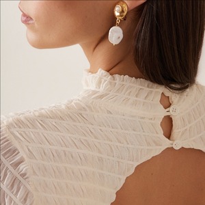 Pendientes de Diseño Colgante de Moda <span class=keywords><strong>Poliva</strong></span> Chapados en Oro de 18K, Pendientes Colgantes - Product Image 2