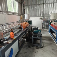 China Huijinda Enkelvoudige Schroef LDPE Profiel EPE Schuim Netten Productiemachine/Fruitnettenmachine 380V Hoge Efficiëntie