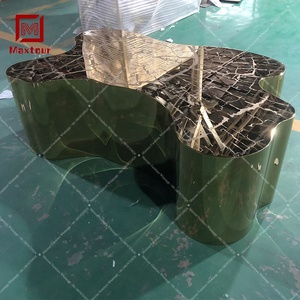 Hiện Đại Phòng Khách Bàn Trà Góc Cây Thân Cây Hình Vòng Hàng Năm Thép Không Gỉ Bàn Cà Phê - Product Image 4